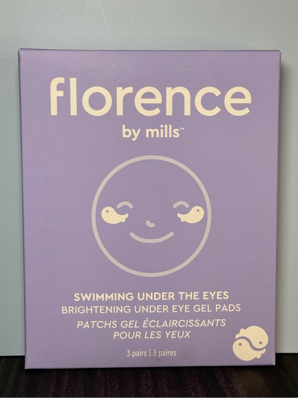 Florence by Mills Swimming Under the Eyes Brightening Gel Pads - 3 Pairs NIB
